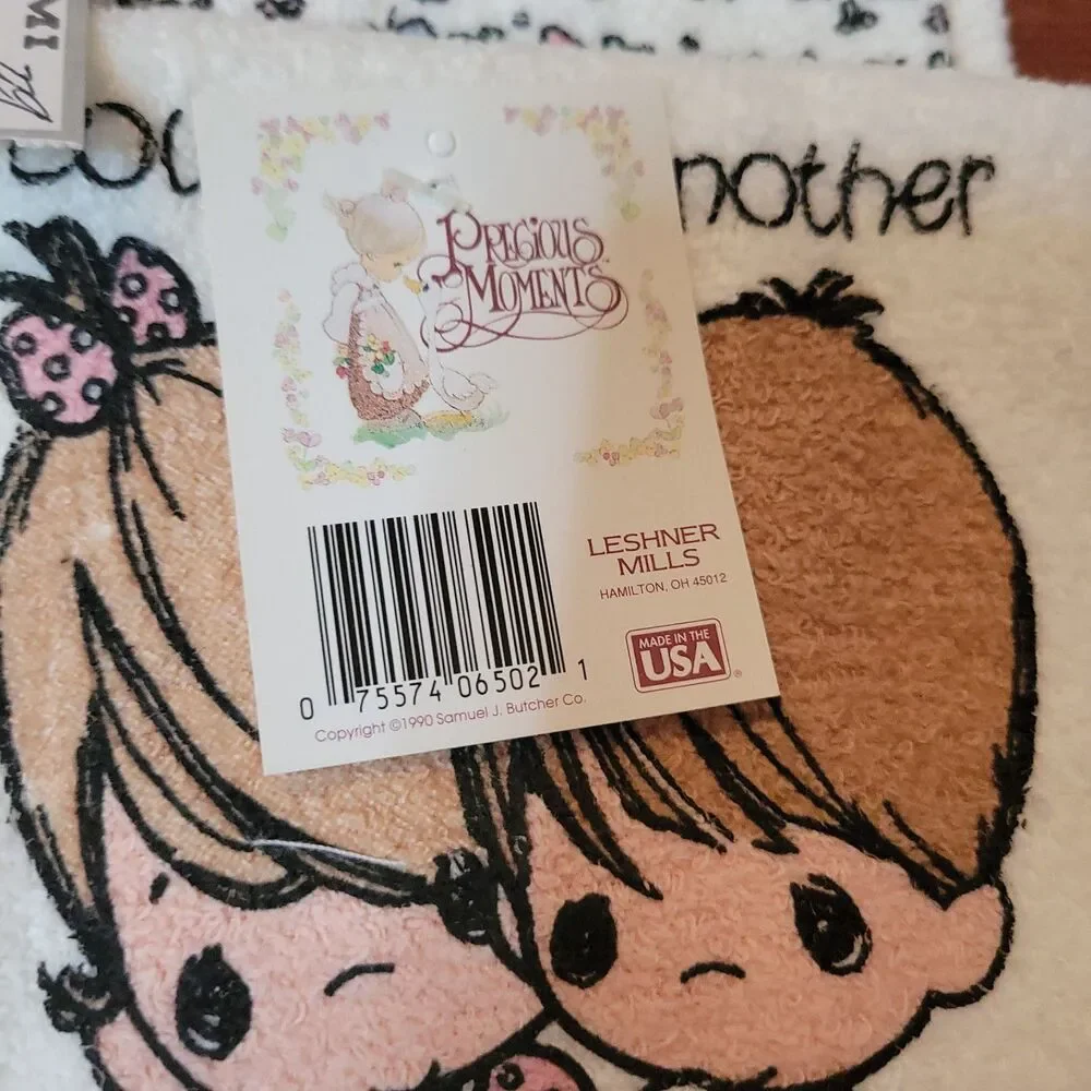 NWTs Vintage Precious Moments Kitchen Linen Set - 4 Kitchen Towels